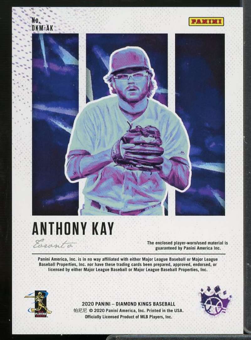 Anthony Kay Rookie Card 2020 Diamond Kings DK Materials Holo Gold #46  Image 2