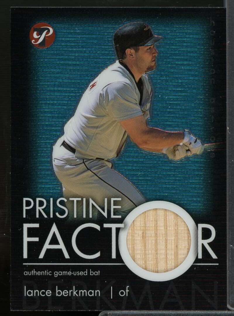 Lance Berkman Card 2003 Topps Pristine Factor Bat Relics #LB  Image 1