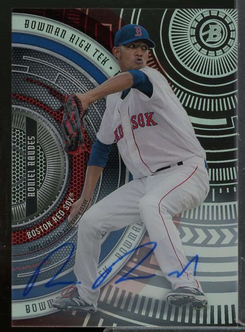 Roniel Raudes Rookie Card 2017 Bowman High Tek Autographs #BHTRR  Image 1