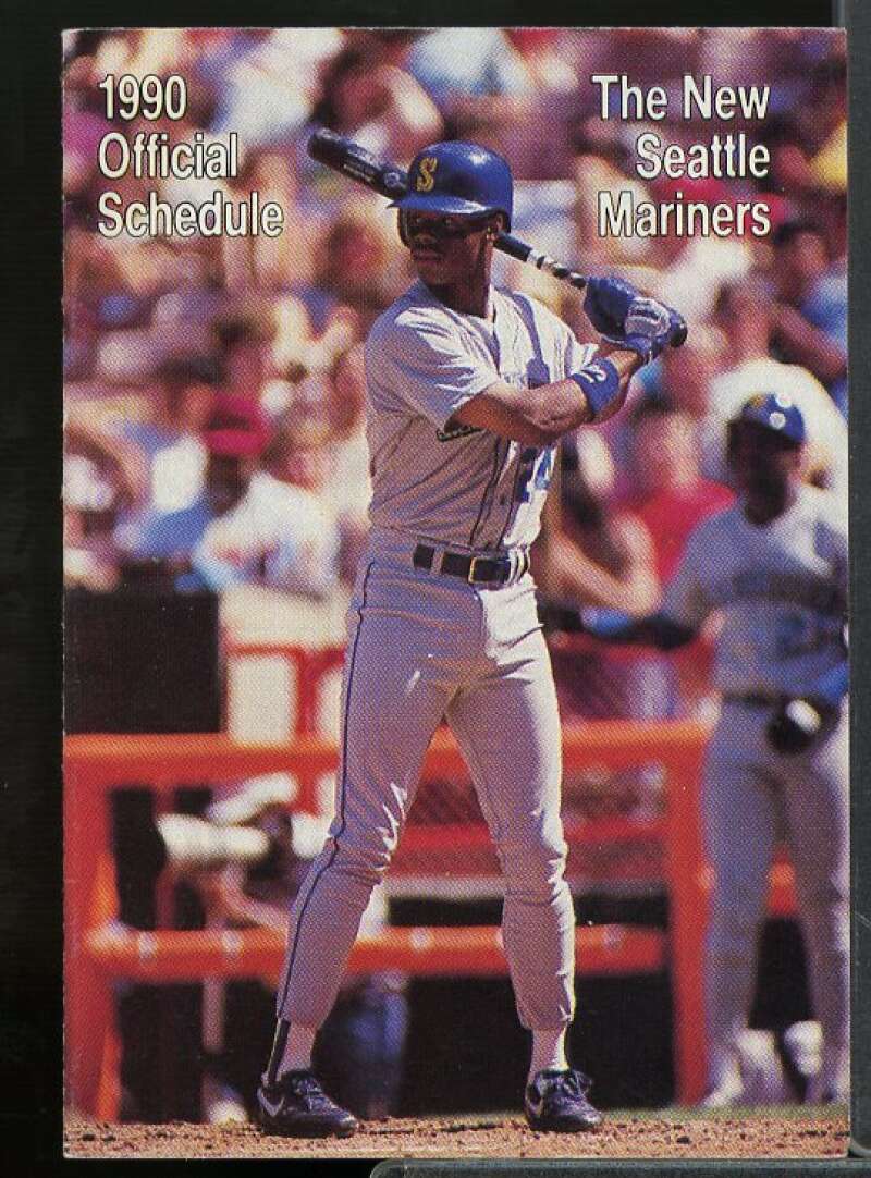 Official Schedule Card 1990 Seattle Mariners #NNO  Image 1