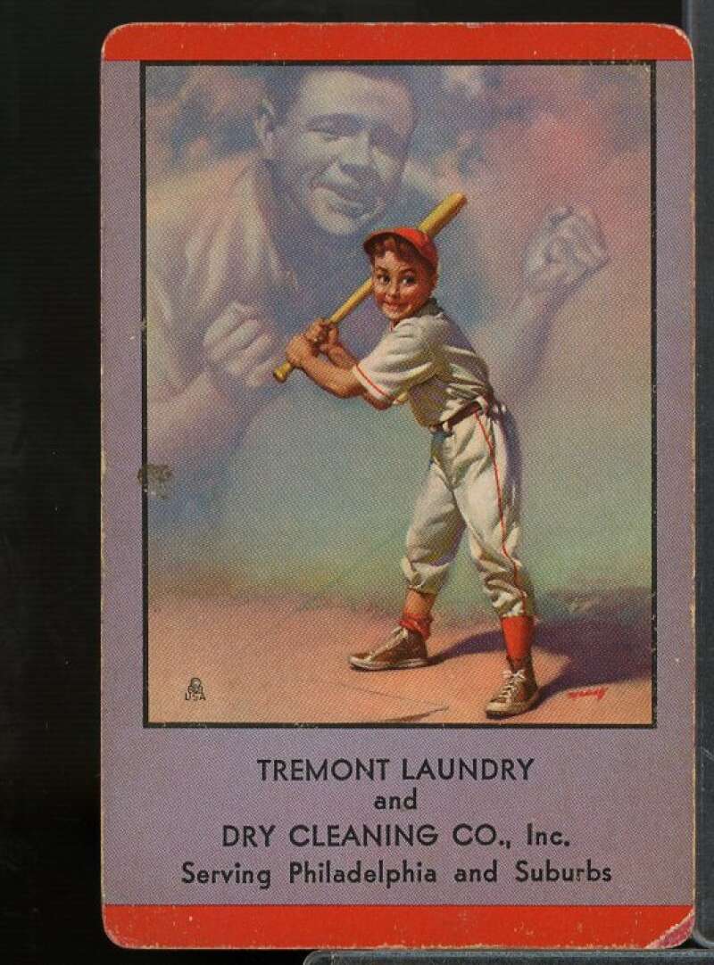 Babe Ruth Card Game 8 of Clubs Card 1990 Tremont Laundry #NNO  Image 1