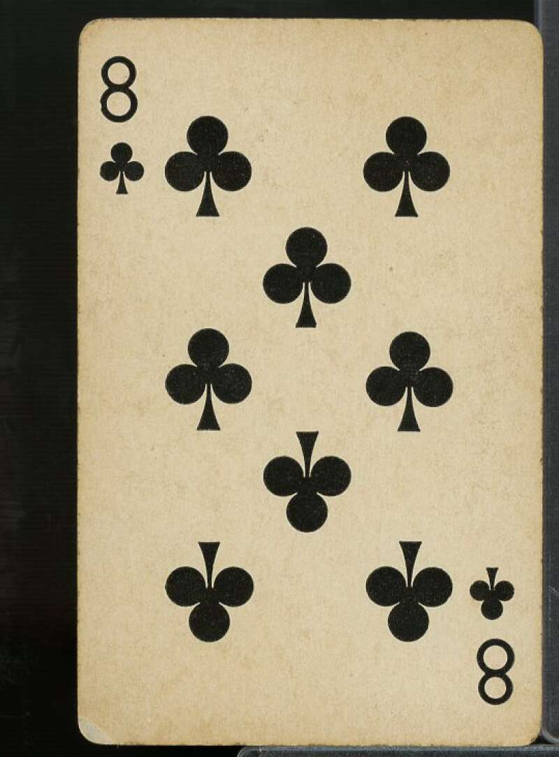 Babe Ruth Card Game 8 of Clubs Card 1990 Tremont Laundry #NNO  Image 2