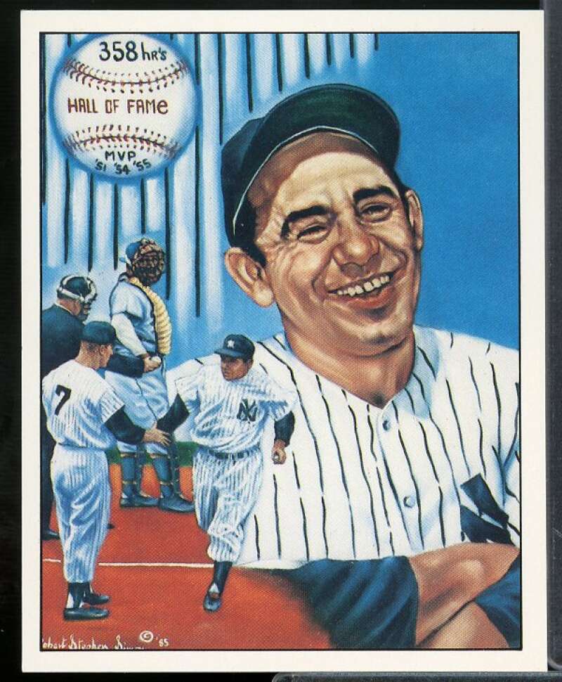 Yogi Berra Card 1986 TCMA Superstars Simon #39  Image 1