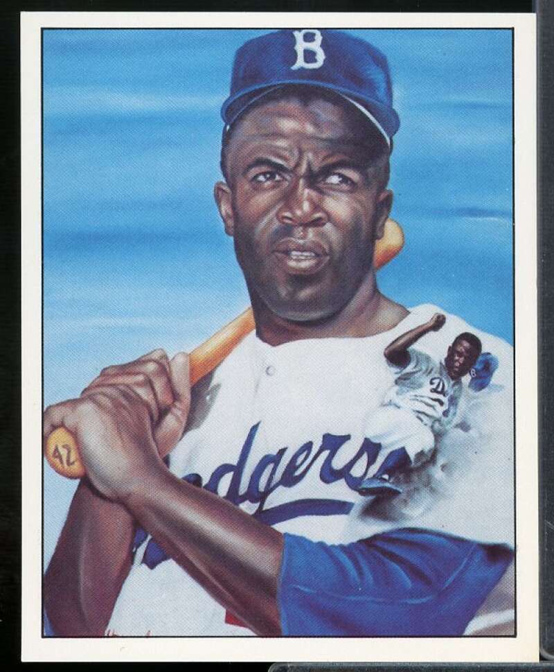 Jackie Robinson Card 1986 TCMA Superstars Simon #48  Image 1