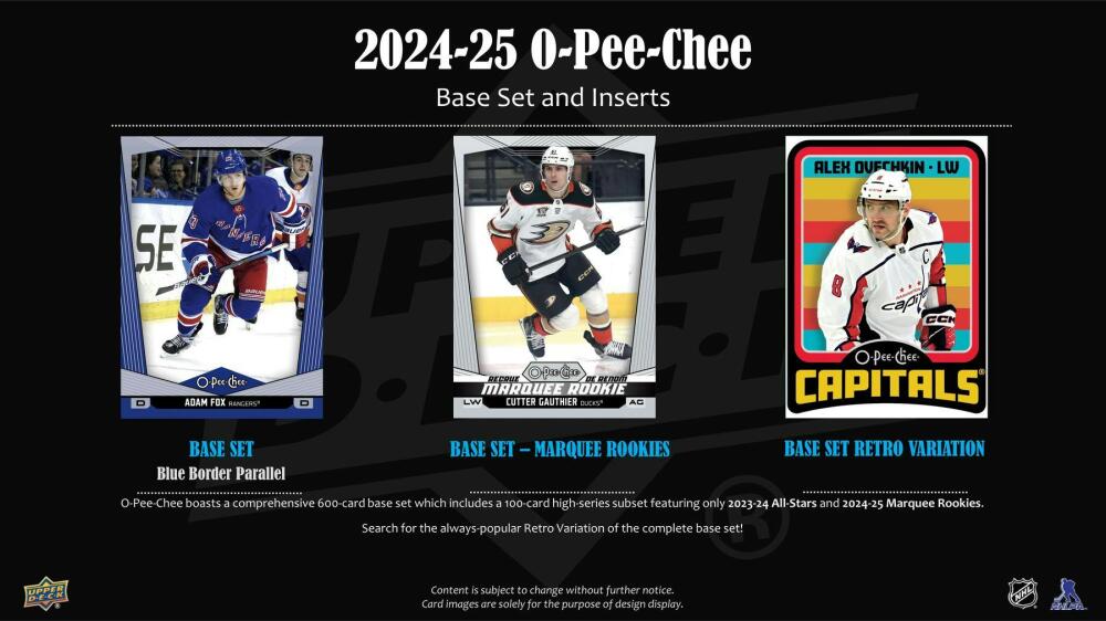 2024-25 Upper Deck O-Pee-Chee Hockey 9-Pack Blaster Box Image 3