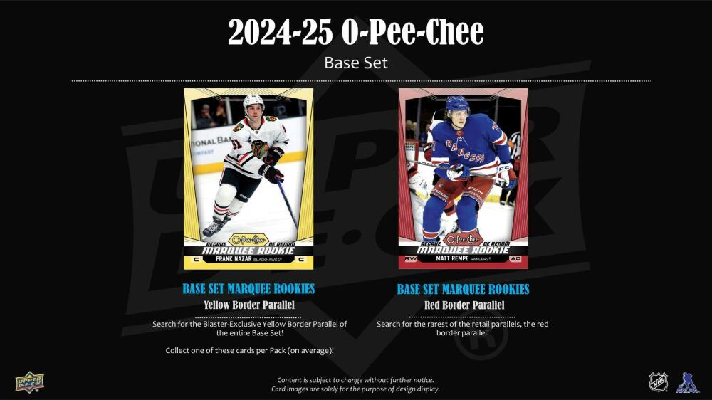 2024-25 Upper Deck O-Pee-Chee Hockey 9-Pack Blaster Box Image 4