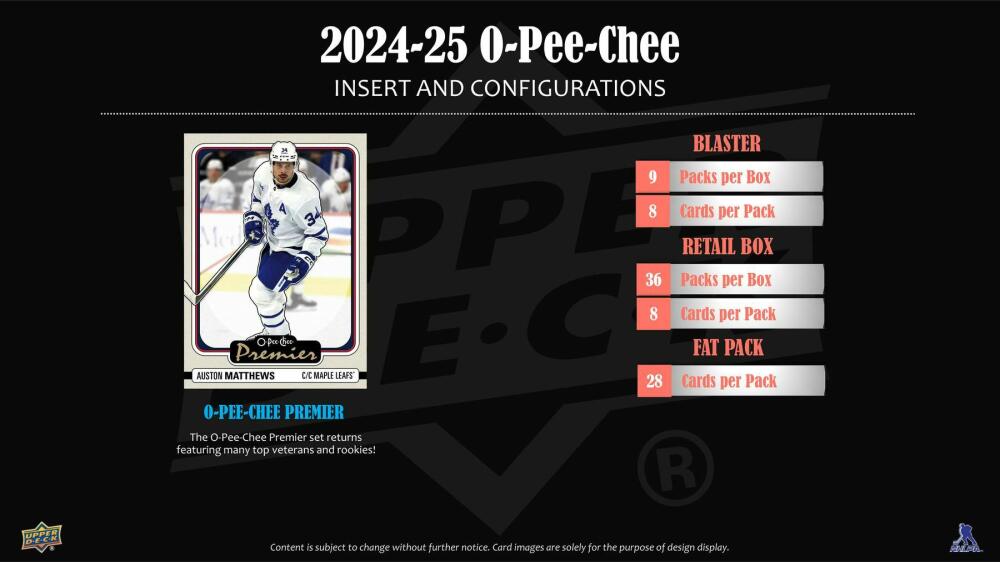 2024-25 Upper Deck O-Pee-Chee Hockey 9-Pack Blaster Box Image 5