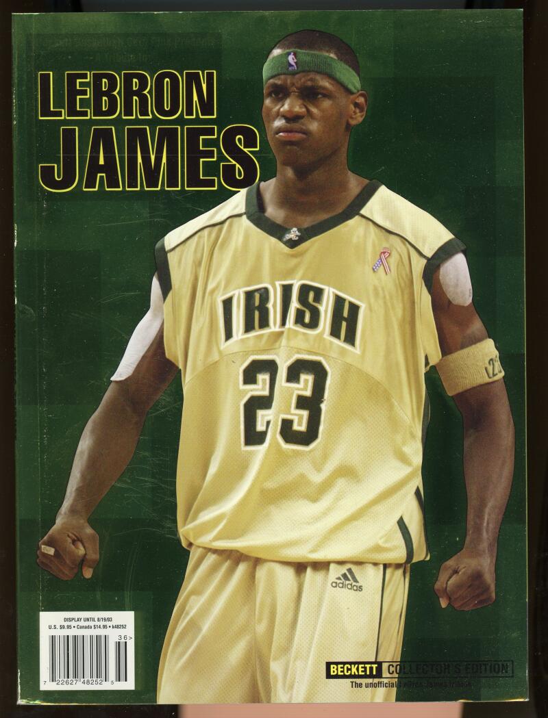 Beckett Basketball Lebron James Tribute 2003 Collectors Edition Magazine Image 1