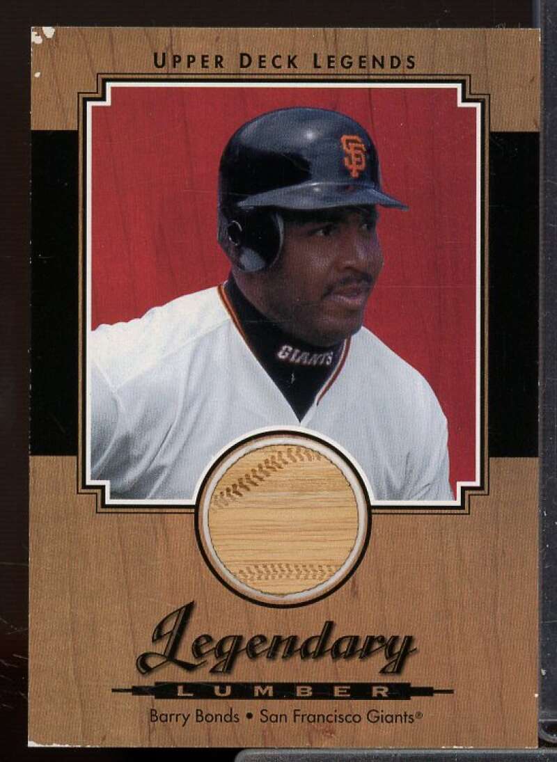 Barry Bonds DP Card 2001 Upper Deck Legends Legendary Lumber #LBB  Image 1