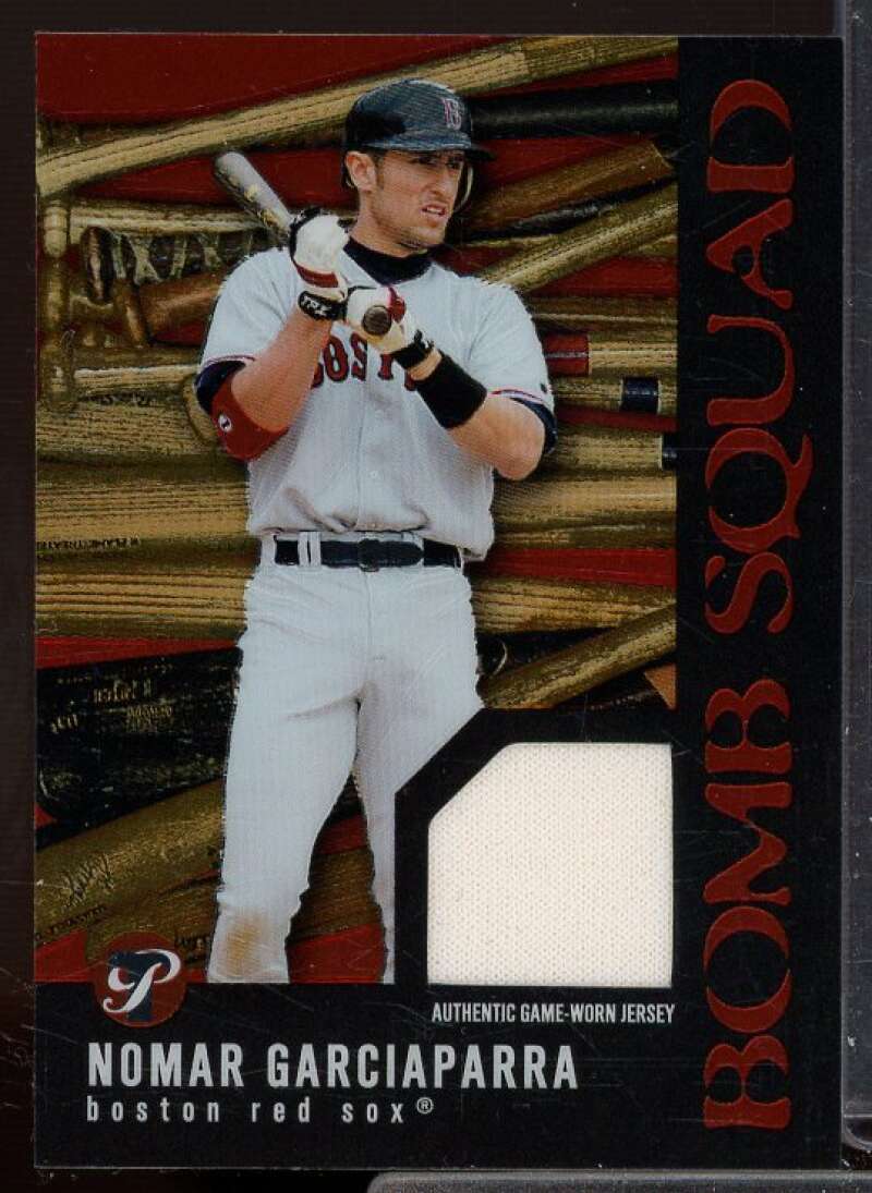 Nomar Garciaparra Jsy B Card 2003 Topps Pristine Bomb Squad Relics #NG2  Image 1
