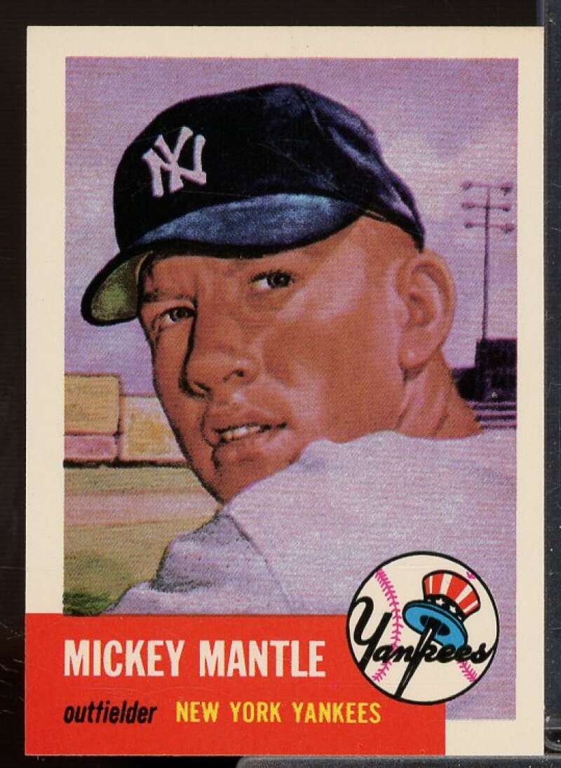 Mickey Mantle Card 1991 Topps Archives '53 #82  Image 1