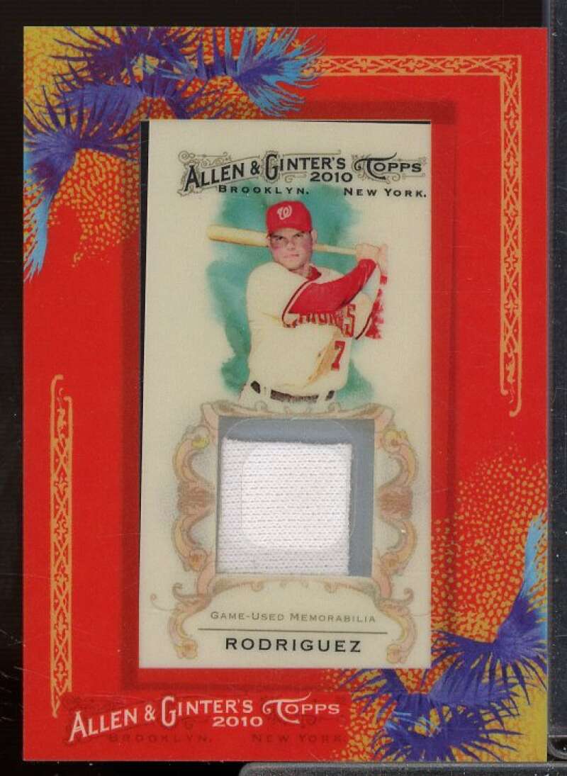 Ivan Rodriguez Card 2010 Topps Allen and Ginter Relics #IR  Image 1