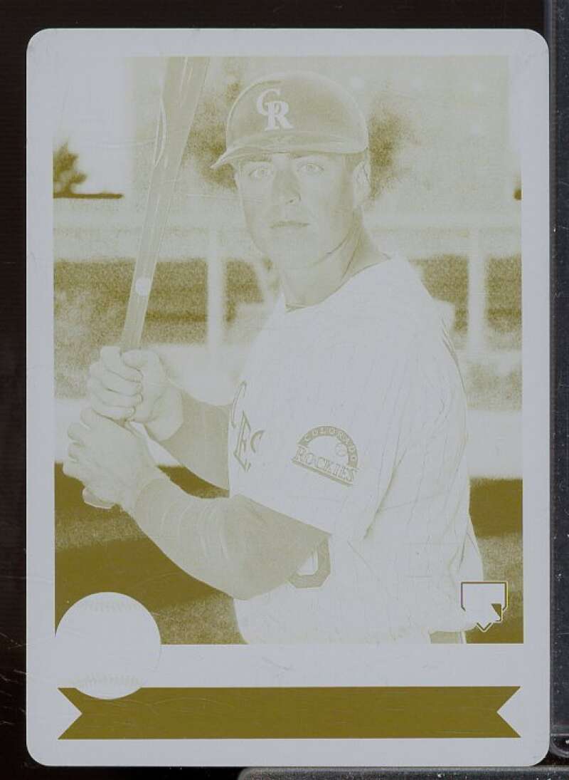 Tom Murphy Card 2016 Topps Archives Printing Plates Yellow #174  Image 1
