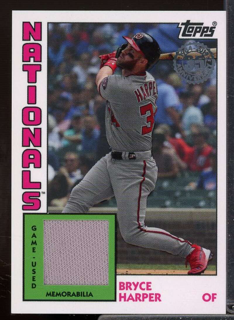 Bryce Harper S2 Card 2019 Topps '84 Topps Relics #84RBH  Image 1