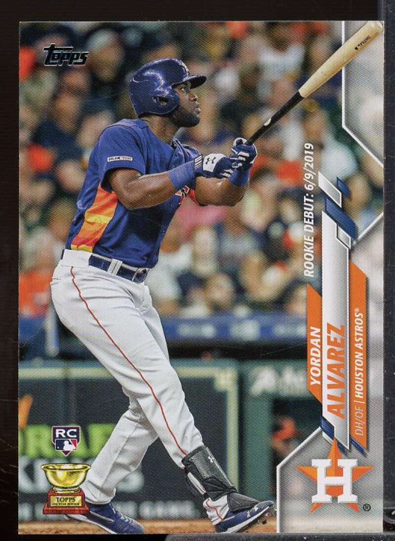 Yordan Alvarez Rookie Card 2020 Topps Update #U300  Image 1
