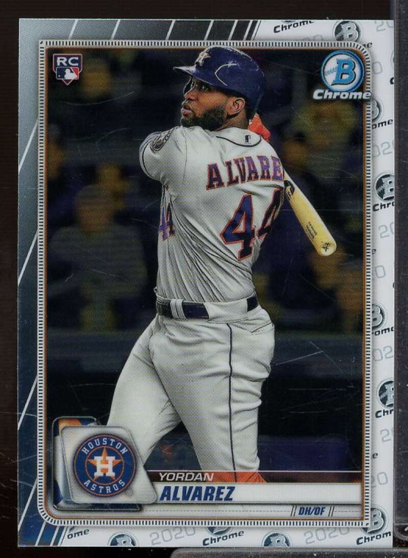 Yordan Alvarez Rookie Card 2020 Bowman Chrome #25  Image 1