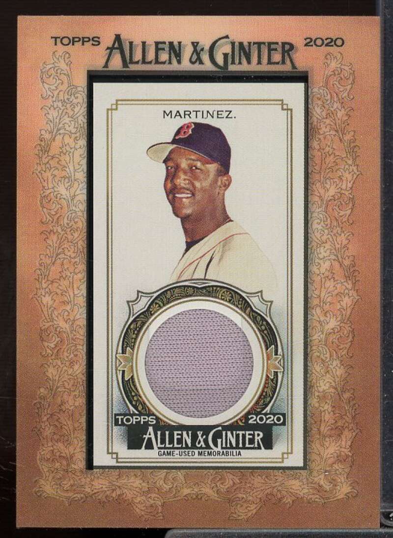 Pedro Martinez Card 2020 Topps Allen and Ginter Mini Framed Relics #MFRPM  Image 1