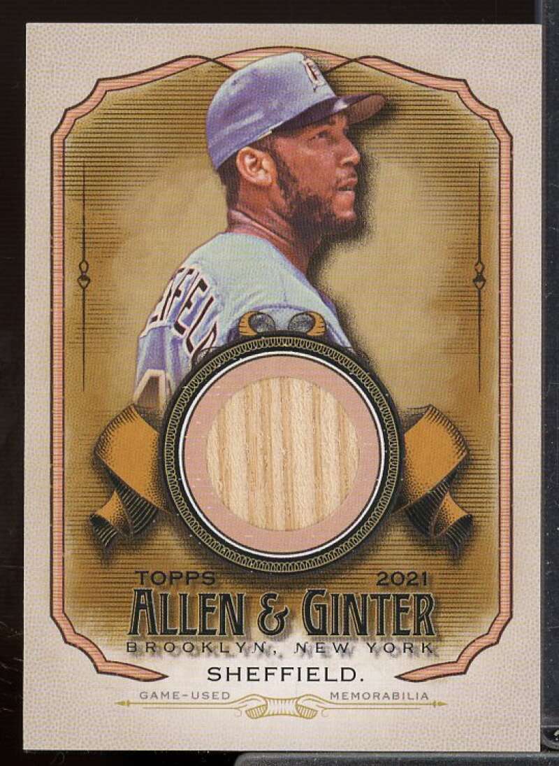 Gary Sheffield Card 2021 Topps Allen and Ginter Relics #AGAGSH  Image 1