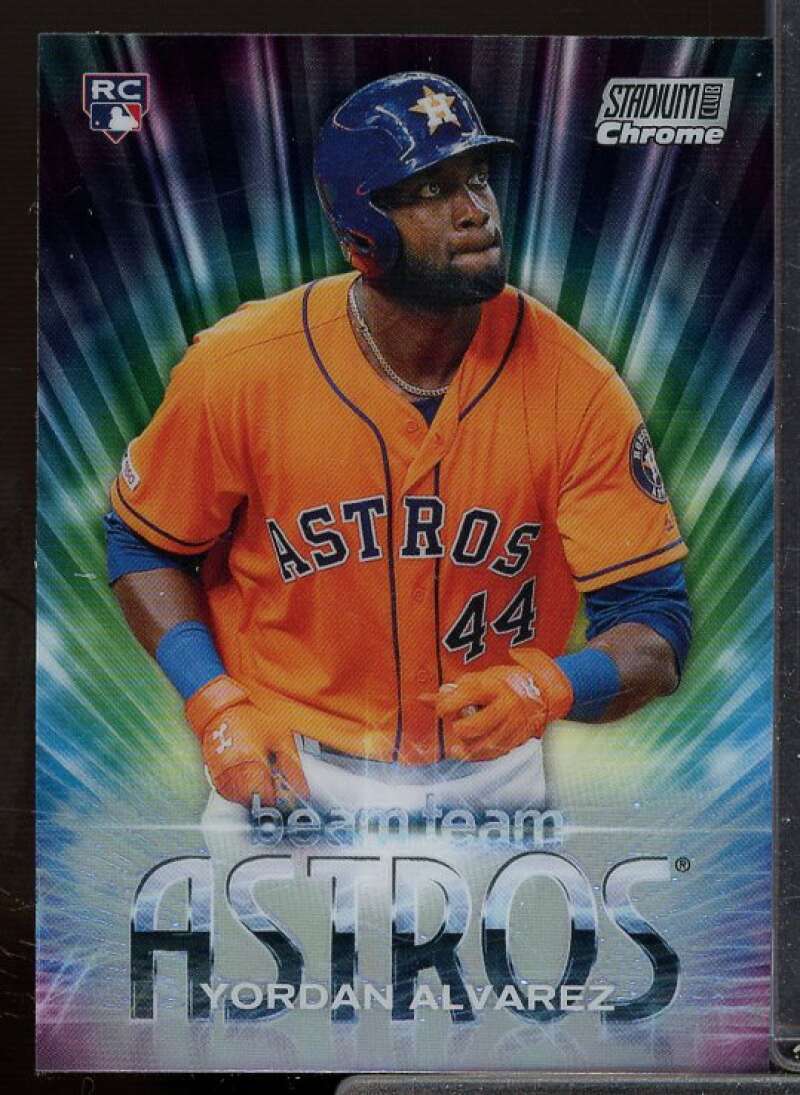 Yordan Alvarez Rookie Card 2020 Stadium Club Chrome Beam Team #BT13  Image 1