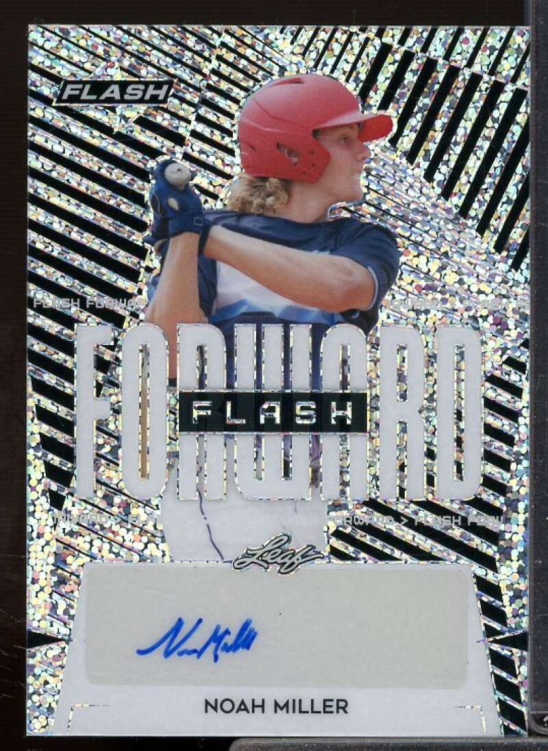 Noah Miller Rookie Card 2021 Leaf Flash Flash Forward Silver #FFNM2  Image 1