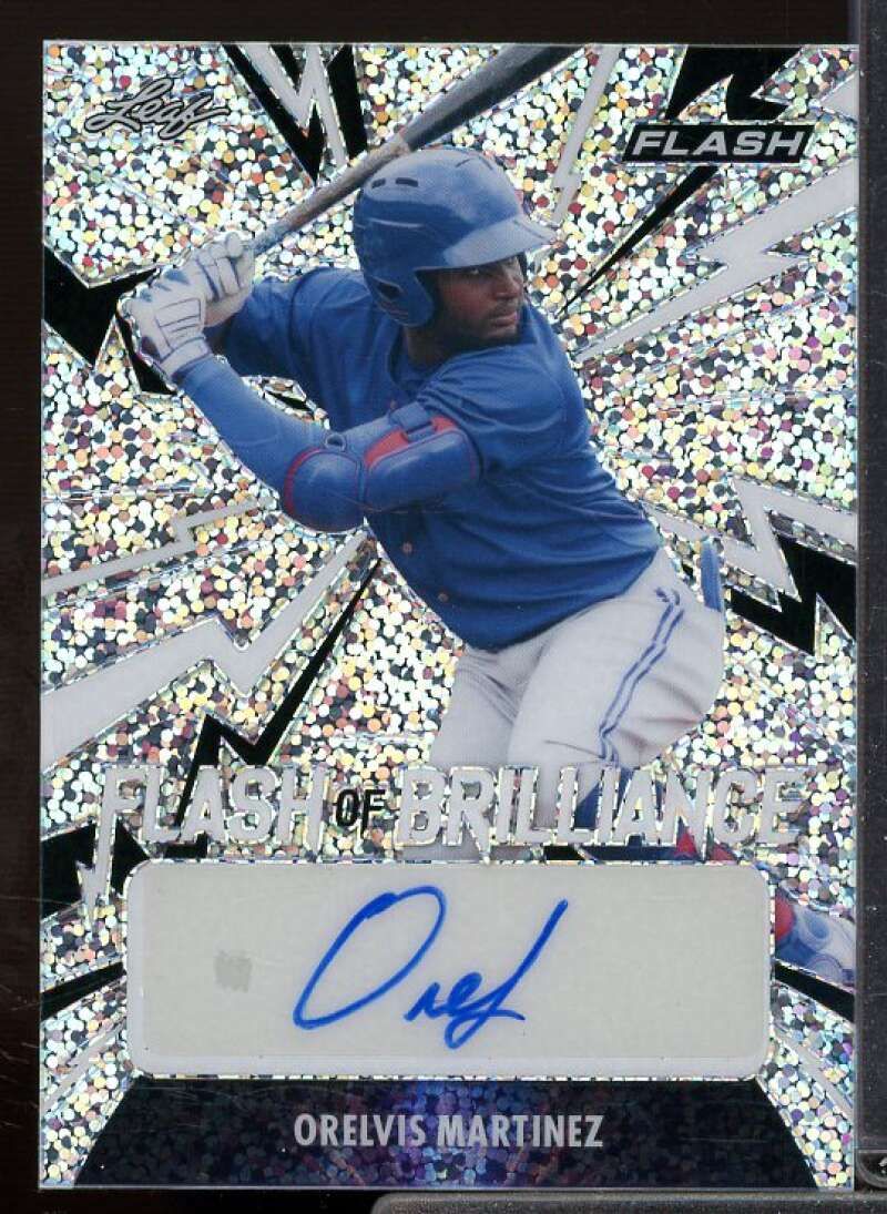 Orelvis Martinez Rookie Card 2021 Leaf Flash Flash of Brilliance #FBOM1  Image 1