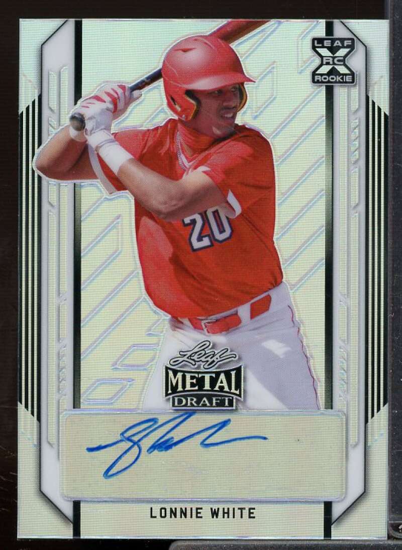 Lonnie White Rookie Card 2021 Leaf Metal Draft #BALW1  Image 1