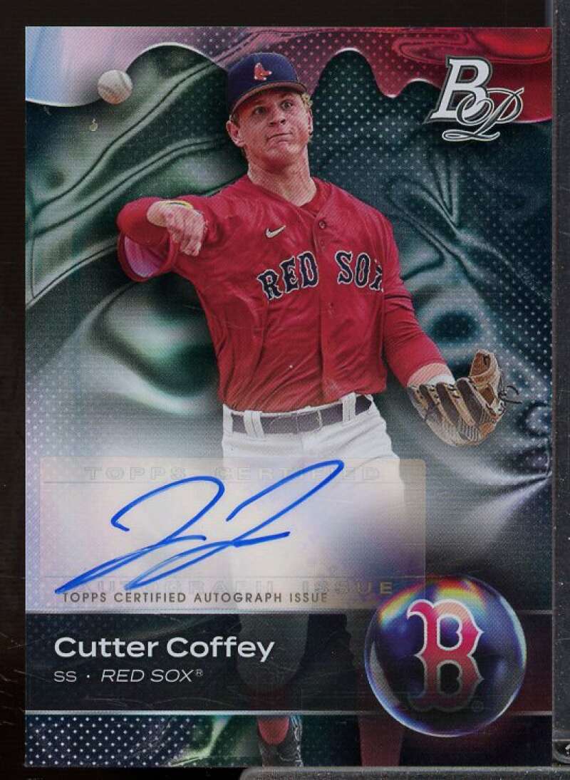 Cutter Coffey Rookie Card 2023 Bowman Platinum Top Prospects Autographs #TOP76  Image 1