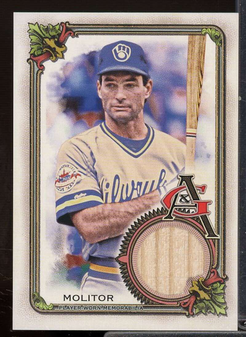 Paul Molitor Card 2023 Topps Allen and Ginter Relics #AGRAPM  Image 1