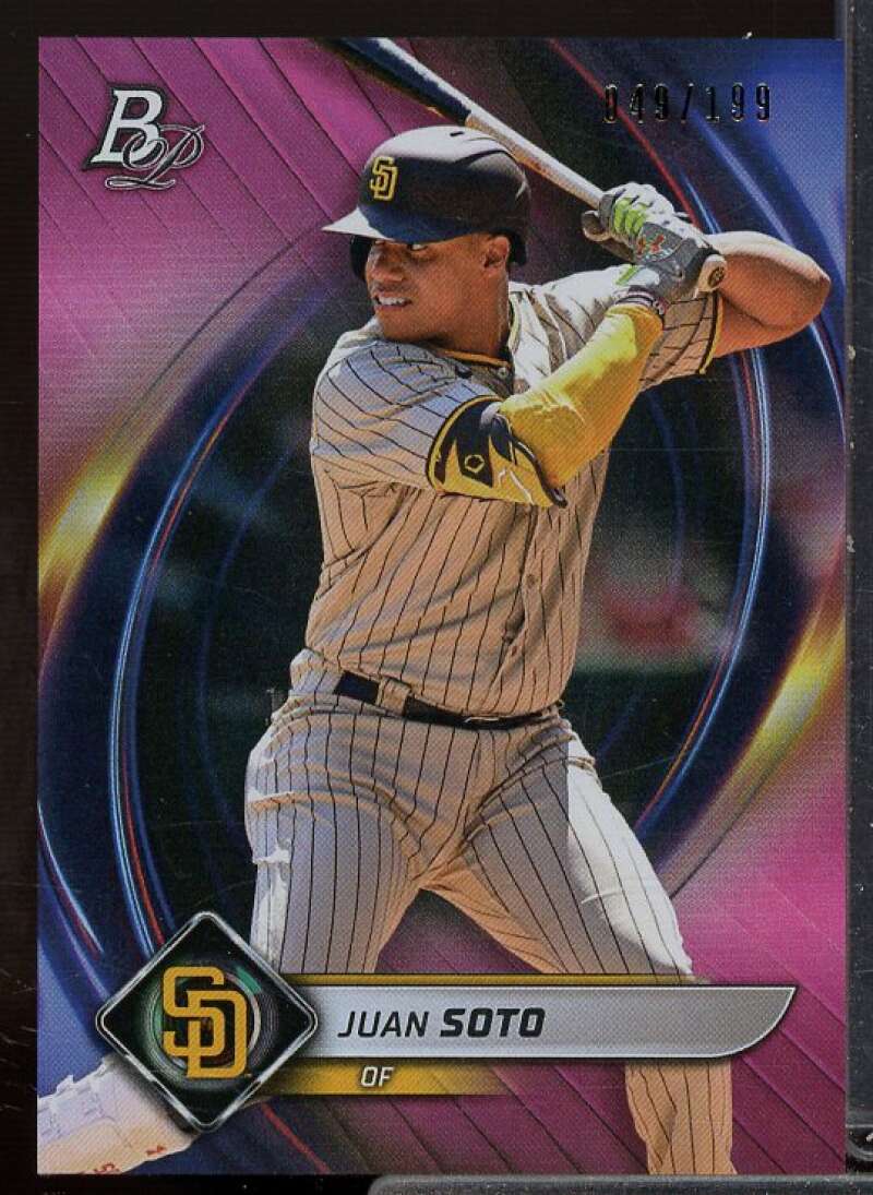 Juan Soto Card 2022 Bowman Platinum Pink #60  Image 1