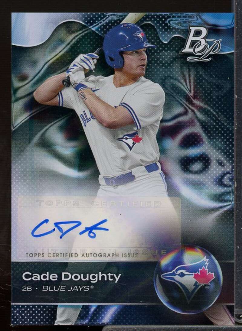 Cade Doughty Rookie Card 2023 Bowman Platinum Top Prospects Autographs #TOP9  Image 1