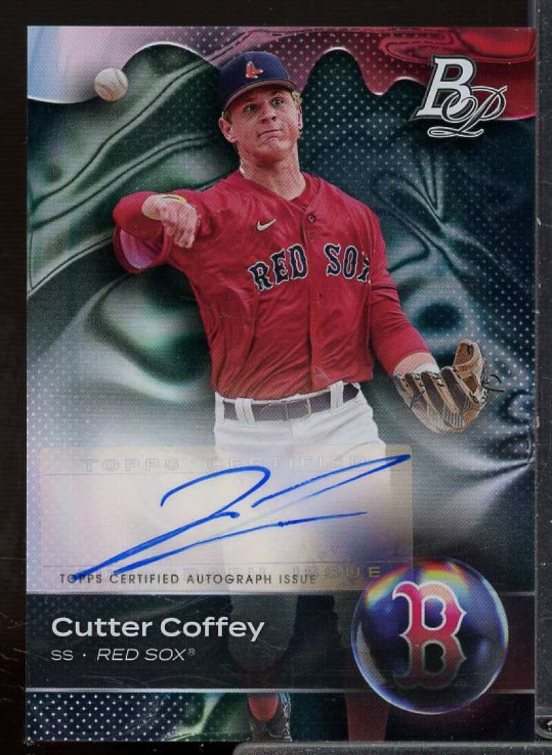 Cutter Coffey Rookie Card 2023 Bowman Platinum Top Prospects Autographs #TOP76  Image 1