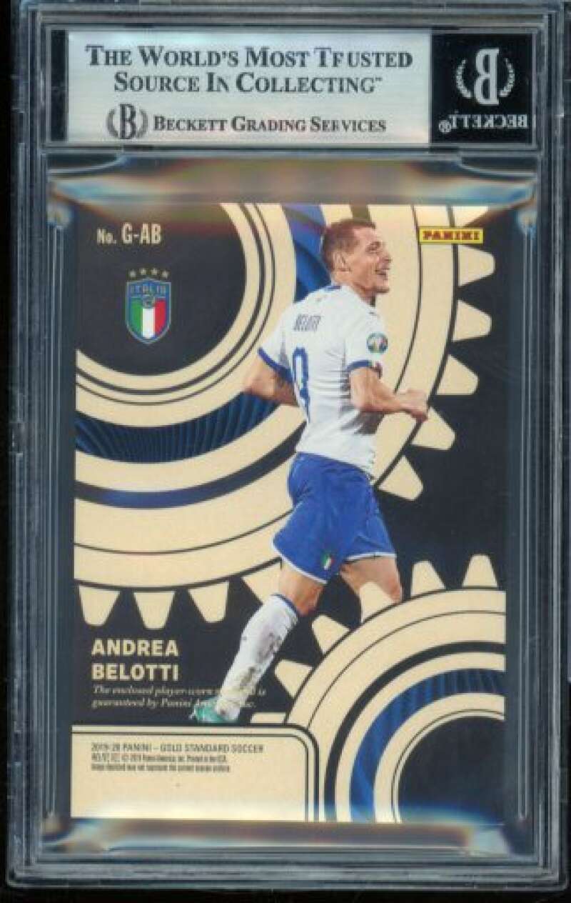 Andrea Belotti Card 2019-20 Fifa Gold Standard Gear Fine (pop 1) #22 BGS 9 Image 2