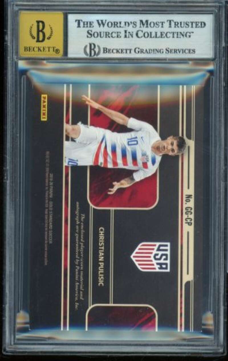 Christian Pulisic 2019-20 Fifa Gold Standard Good As Gold Auto (9/29) #6 BGS 8.5 Image 2