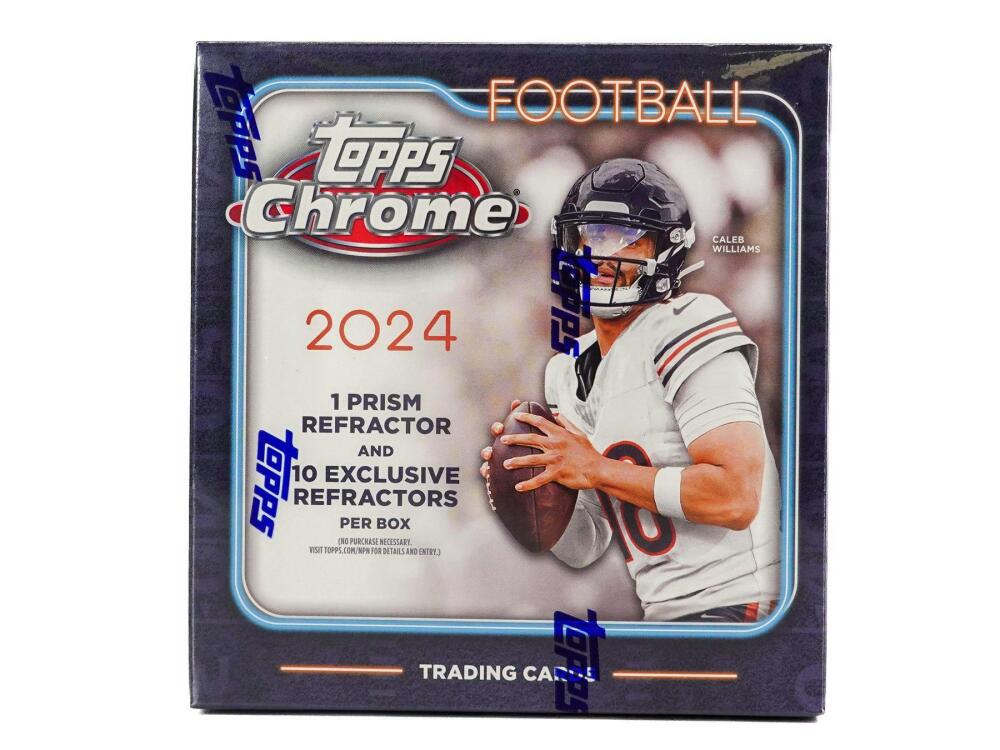 2024 Topps Chrome Football Mega Box Image 1