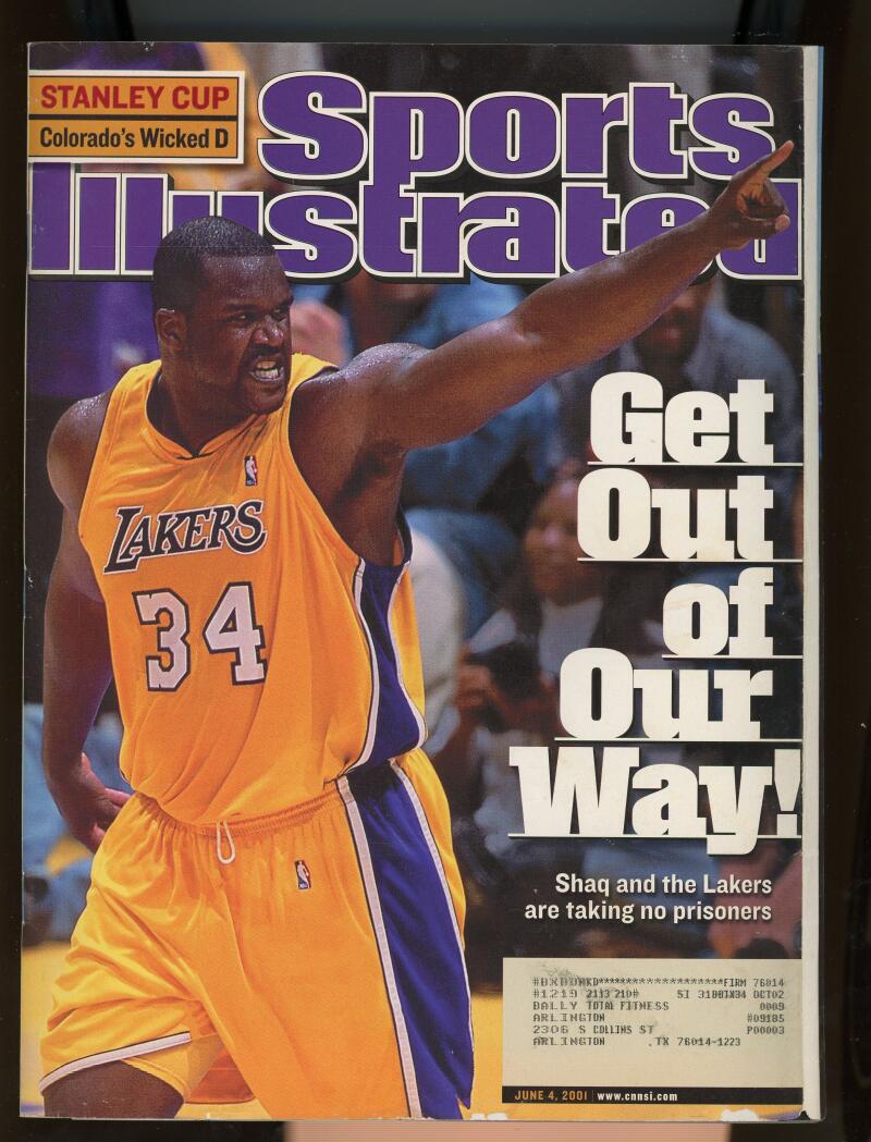 Sports Illustrated Magazine June 4 2001 Shaq Shaquille O'Neal Lakers NBA Image 1