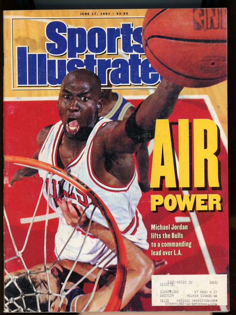 Sports Illustrated Magazine June 17 1991 Michael Jordan NBA Basketball Bulls Image 1