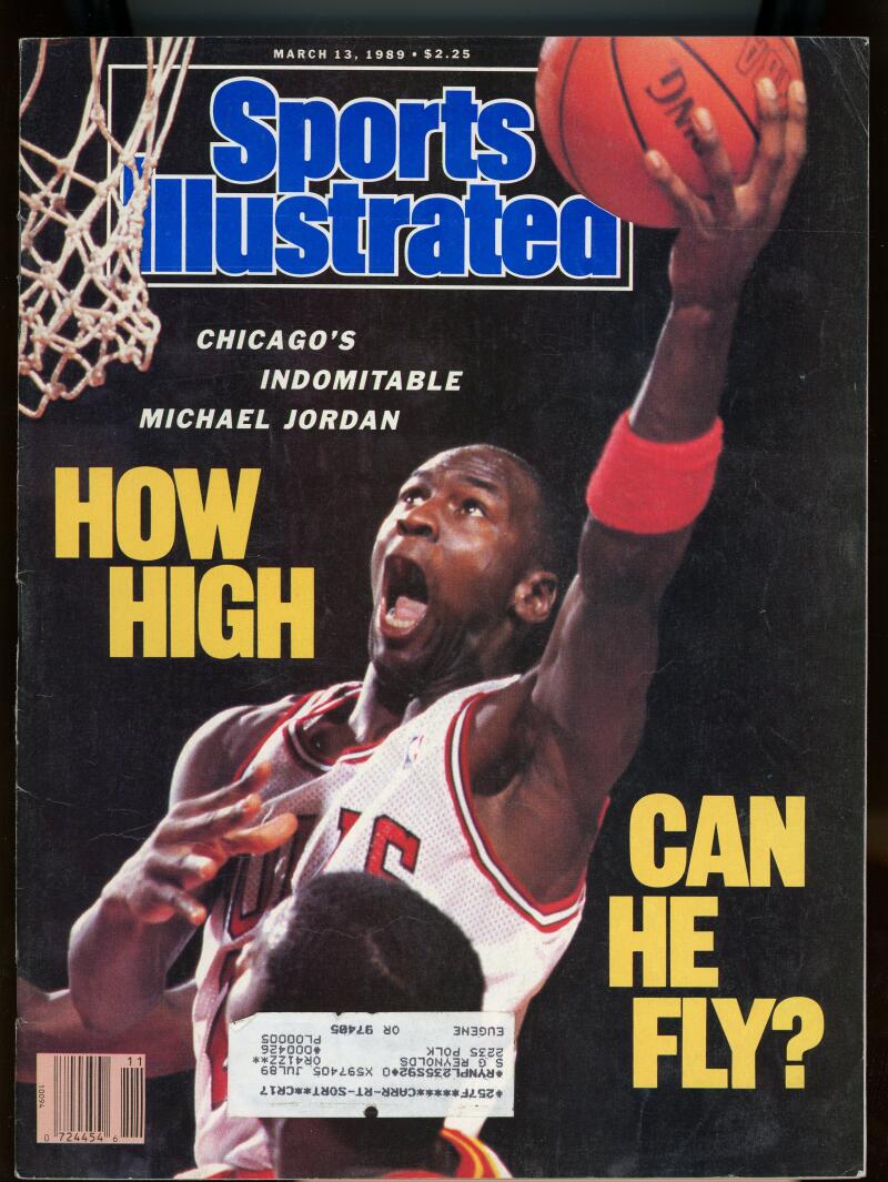 Sports Illustrated Magazine March 13 1989 Michael Jordan NBA Basketball Bulls Image 1