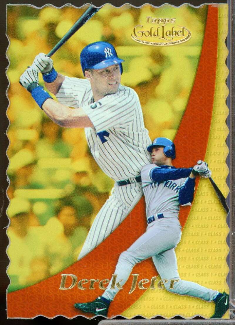 Derek Jeter /100 Card 2000 Topps Gold Label Class 1 Gold #22  Image 1