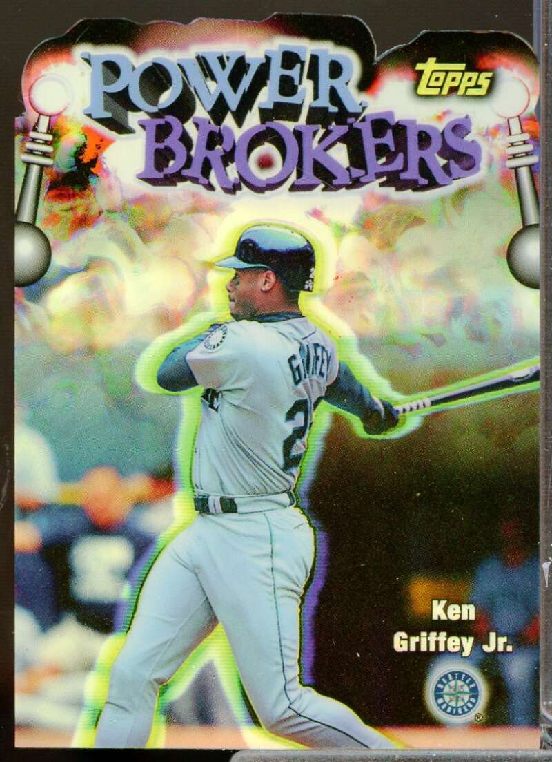 Ken Griffey Jr. Card 1999 Topps Power Brokers Refractors #PB3  Image 1