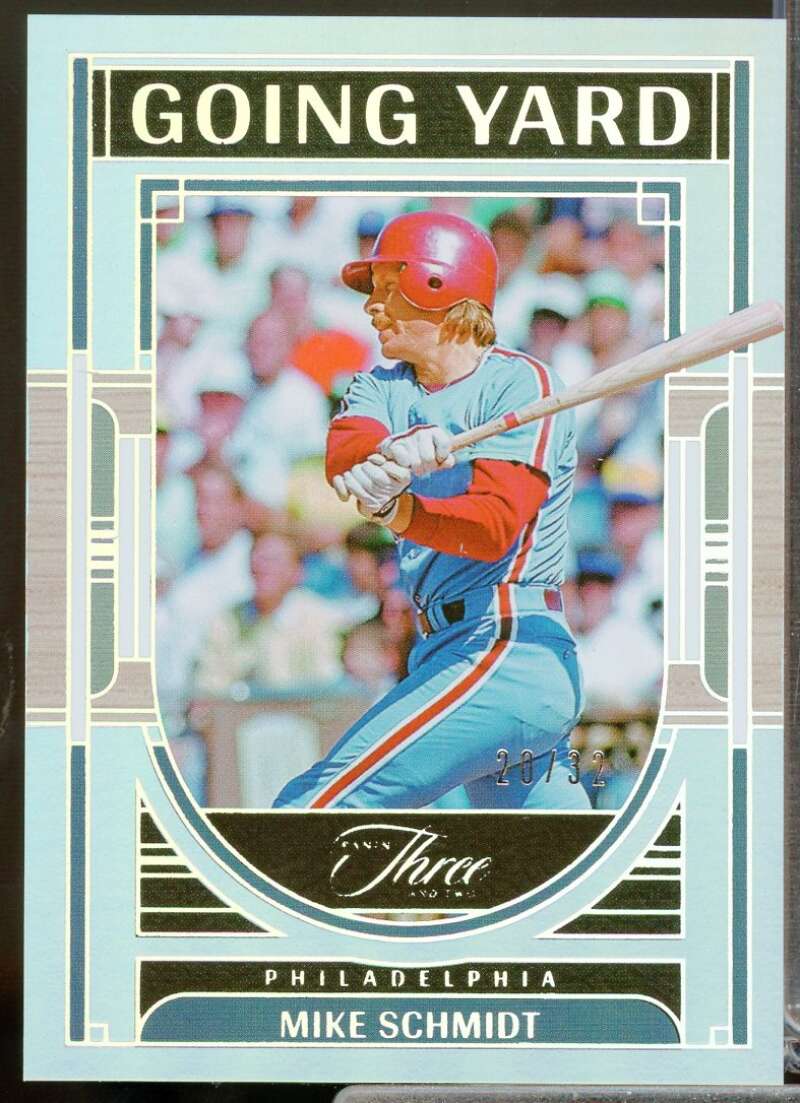 Mike Schmidt Card 2024 Panini Three and Two Going Yard Three and Two #1  Image 1