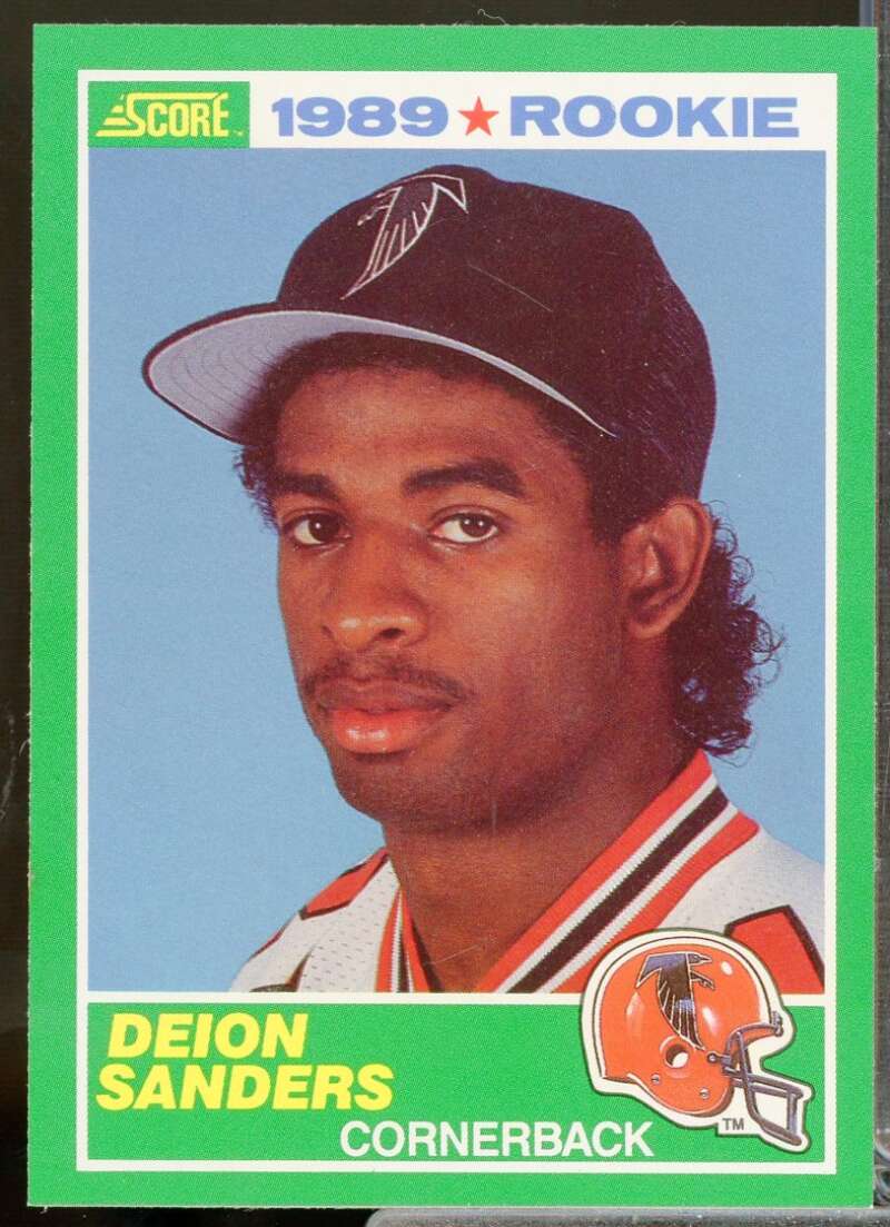 Deion Sanders Rookie Card 1989 Score #246  Image 1