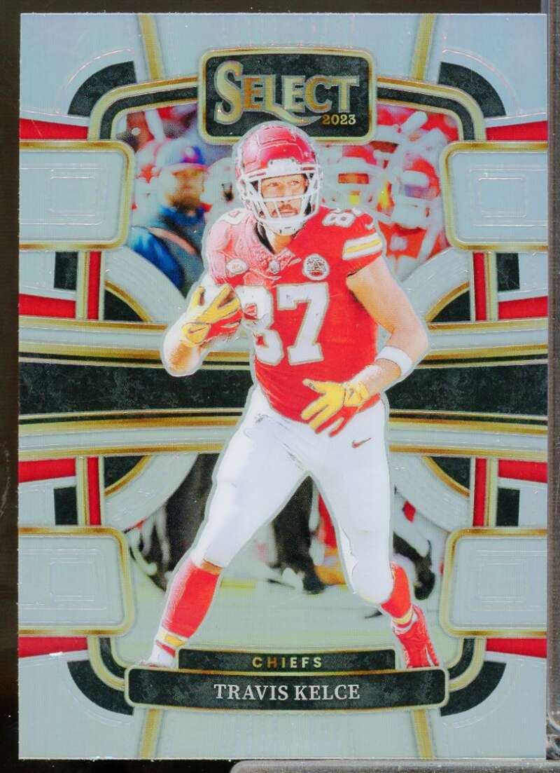 Travis Kelce Card 2023 Select Prizm Silver #50  Image 1