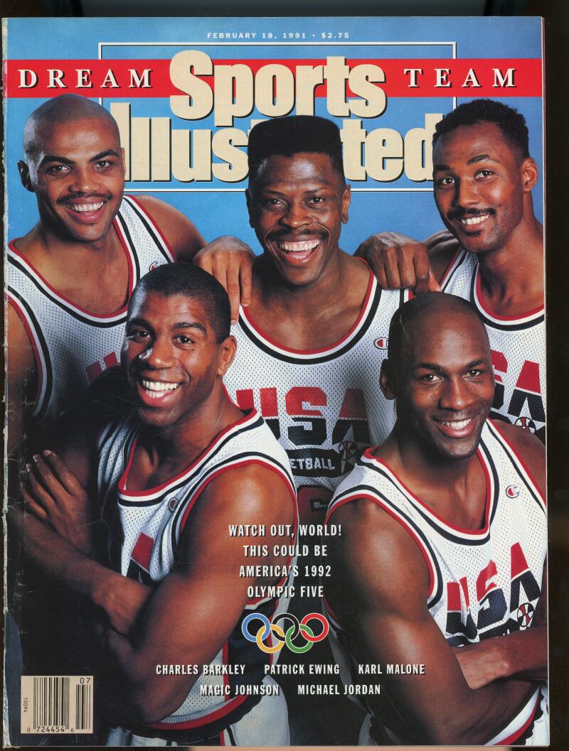 Sports Illustrated Magazine February 18 1991 Dream Team USA Olympics  Image 1