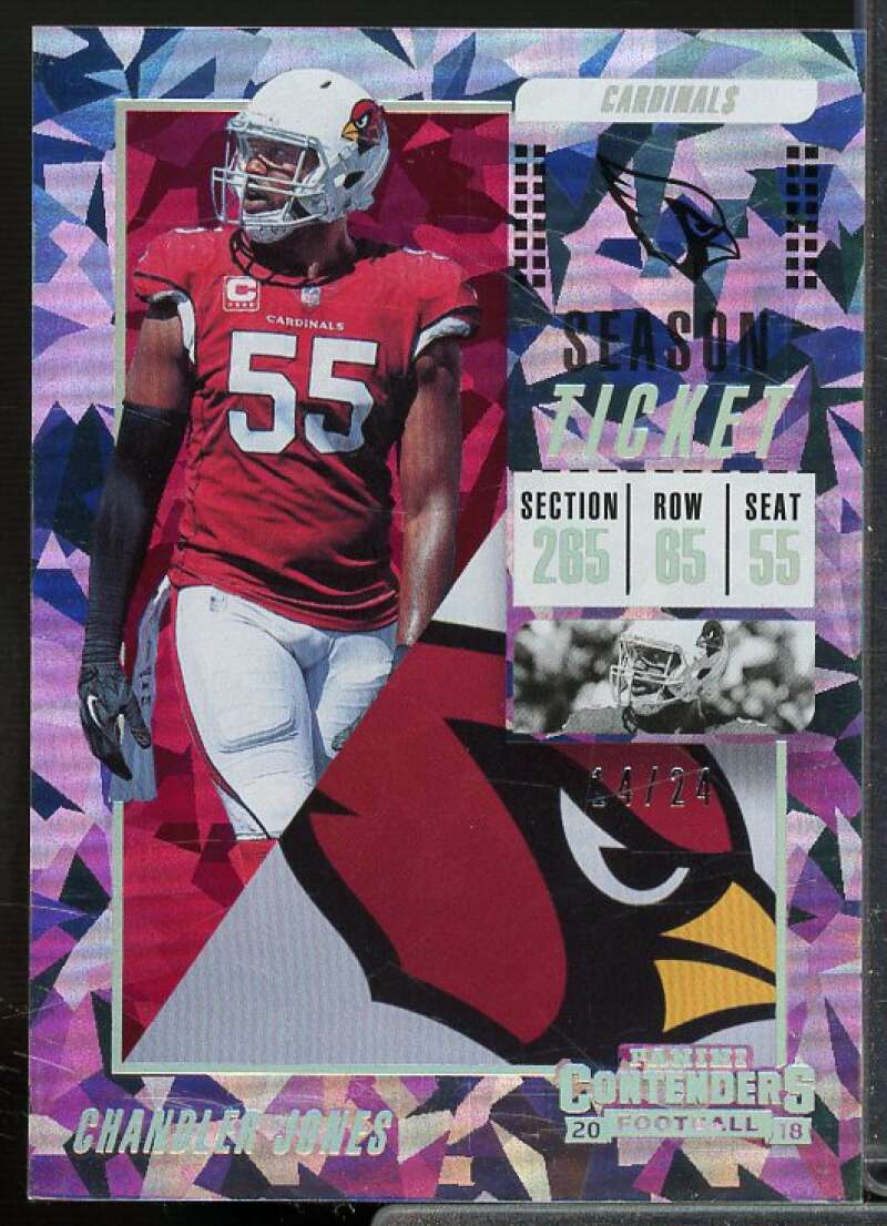 Chandler Jones Card 2018 Panini Contenders Cracked Ice #96  Image 1