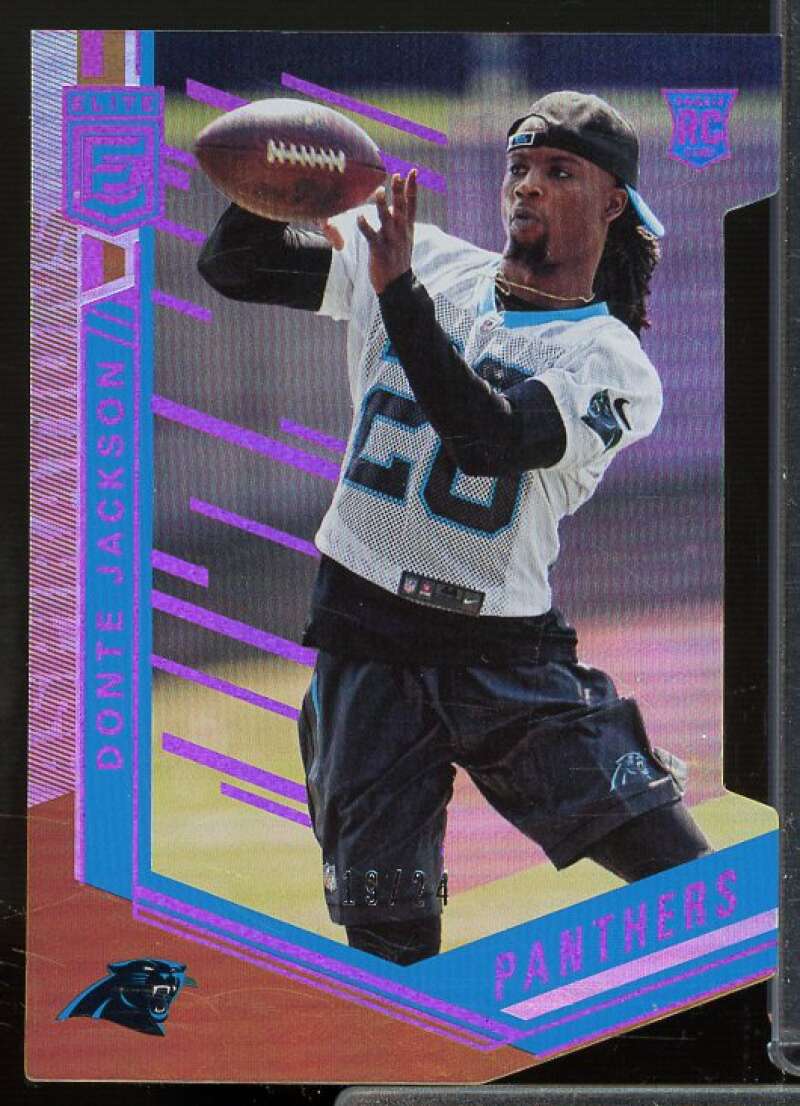 Donte Jackson Rookie Card 2018 Elite Aspirations Die Cut #135  Image 1