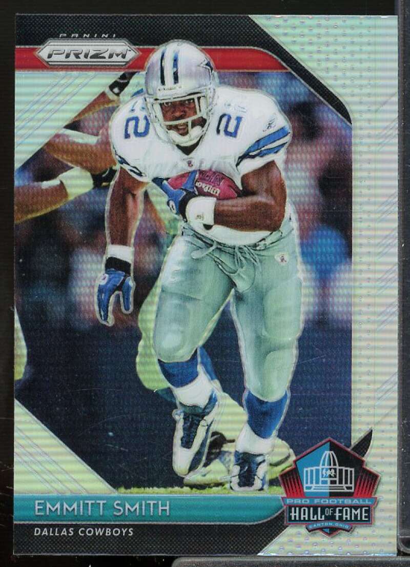 Emmitt Smith Card 2018 Panini Prizm Hall of Fame Prizms #6  Image 1