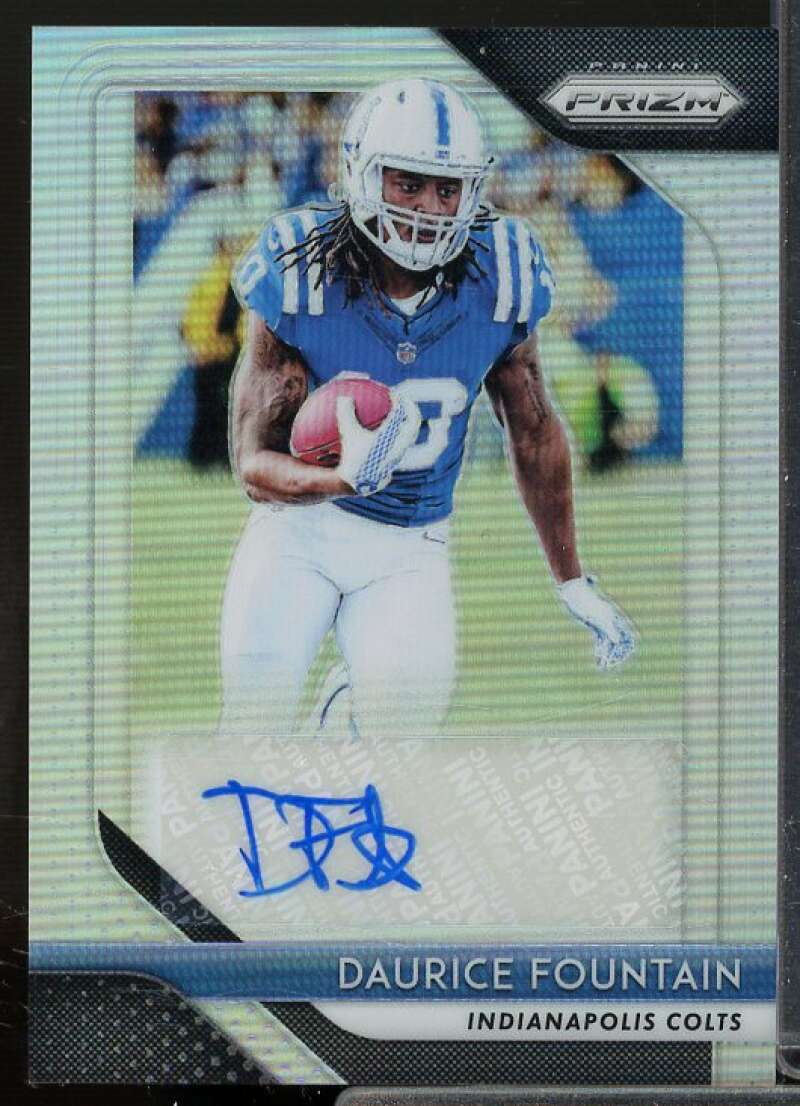 Daurice Fountain Rookie Card 2018 Panini Prizm Rookie Autographs Prizms #37  Image 1
