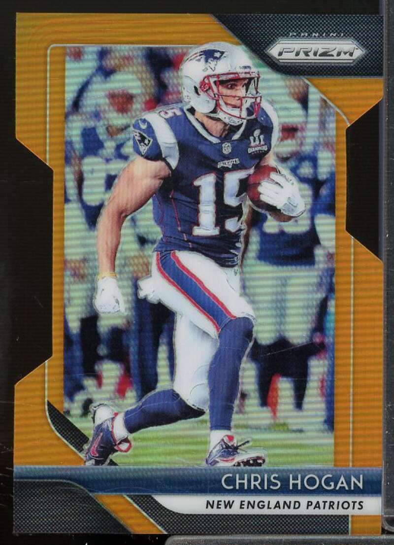 Chris Hogan Card 2018 Panini Prizm Prizms Orange #73  Image 1