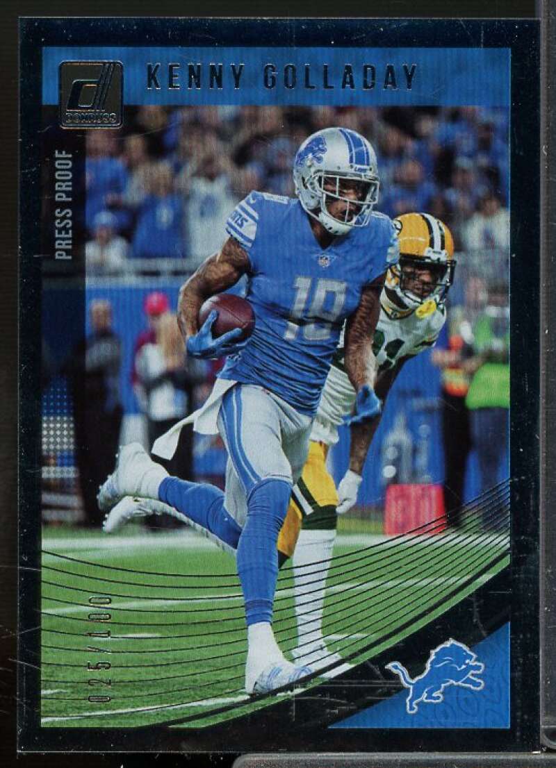 Kenny Golladay Card 2018 Donruss Press Proof Silver #99  Image 1