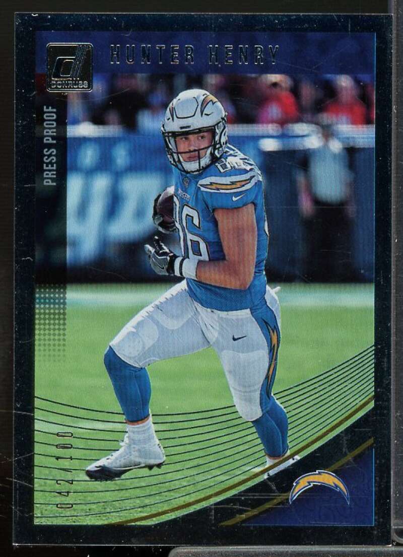 Hunter Henry Card 2018 Donruss Press Proof Silver #162  Image 1